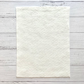 Marshmallow Wool Blend Felt